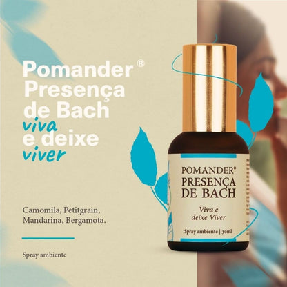 Pomander Presença de Bach Viva e Deixe Viver Spray 30ml